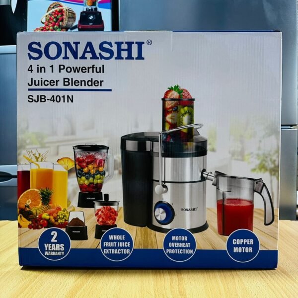 Sonashi 4-in-1 Powerful Juicer Blender – SJB-401N
