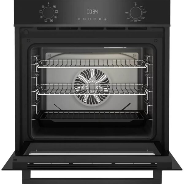 Beko 60×60cm Built-In Fan-Assisted Oven – BBIM14300BCCH (Black)