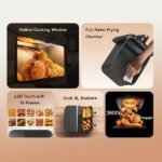 oraimo NutriFry Duo 8L Dual Basket Air Fryer – 2800W - Image 4