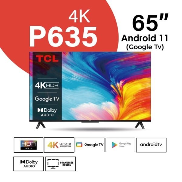 TCL 65 inch 4K UHD Smart Android TV