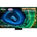 TCL 75-Inch C855 Premium QD-Mini LED 4K TV with 144Hz, Dolby Vision, Google TV, and Dolby Atmos
