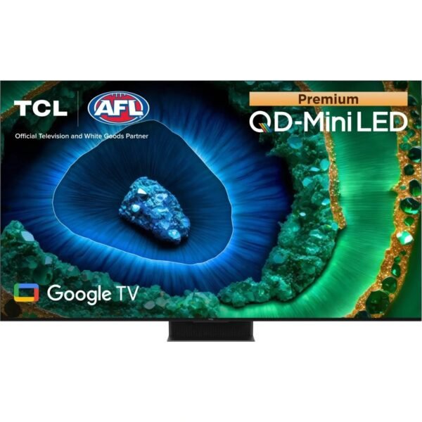 TCL 75-Inch C855 Premium QD-Mini LED 4K TV with 144Hz, Dolby Vision, Google TV, and Dolby Atmos