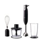 Panasonic 3-in-1 Hand Blender with Chopper & Whisk, 600 Watt | MX-SS1BTZ