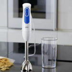 Braun Hand Blender, 700Watts, Stainless Steel Blades with Plastic Beakers, MQ3000WH - Image 2