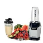 Kenwood Personal Blender Smoothie Maker 600W w/ 700ml & 600ml Tritan Smoothie2Go Bottle & Lid, Ice Crush Function | BSP70